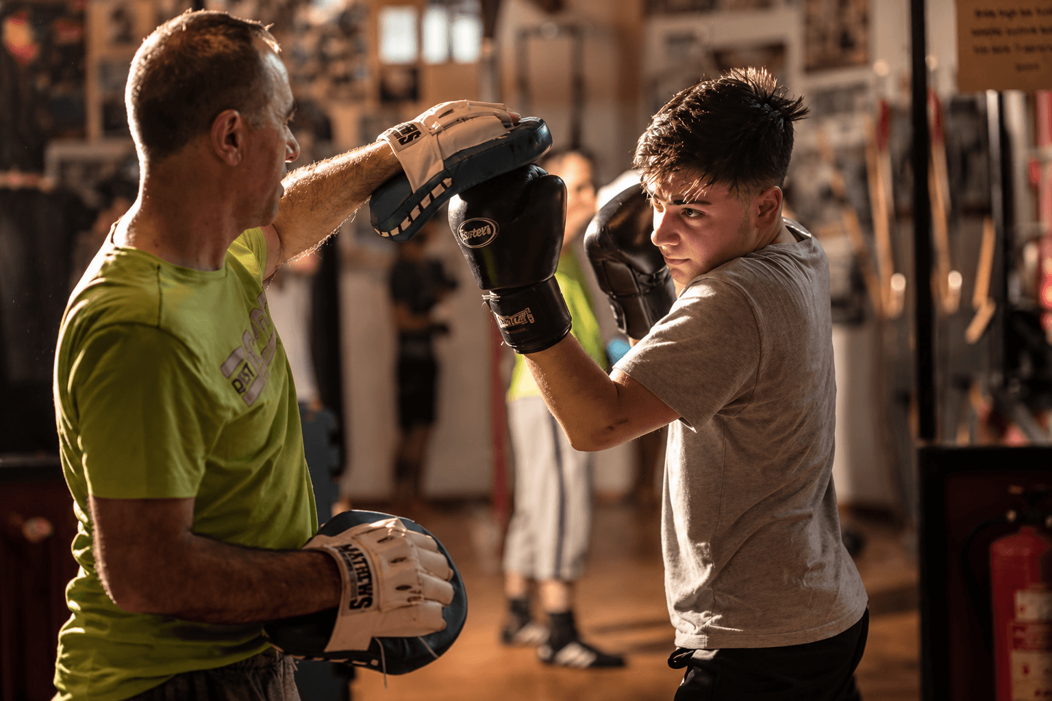 Gewichte Raum der Kung Fu School