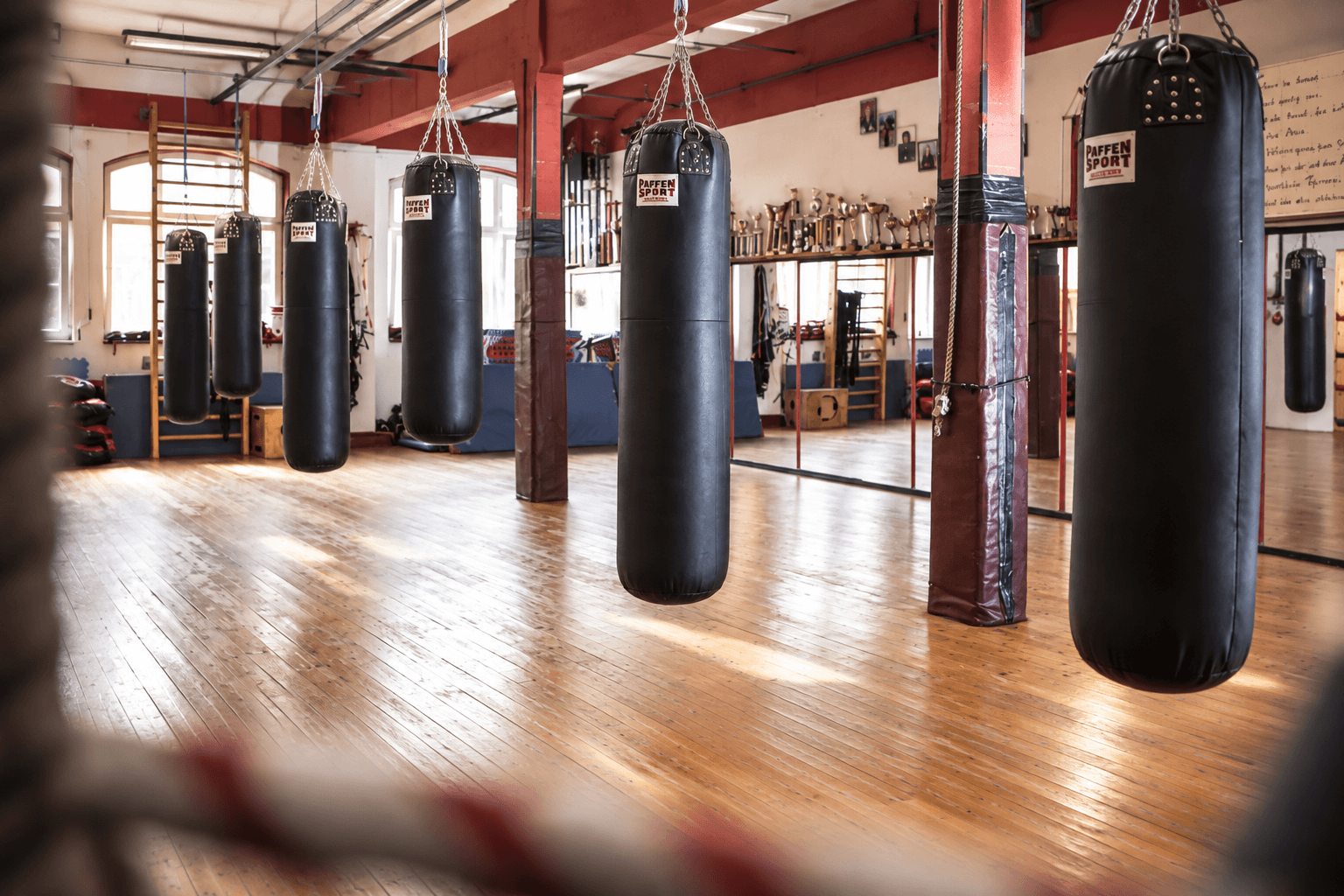 Trainingsraum der Kung-Fu-Schule im Friesenweg